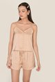 Juno Satin Camisole in Rose Gold Women's Clothing Online
