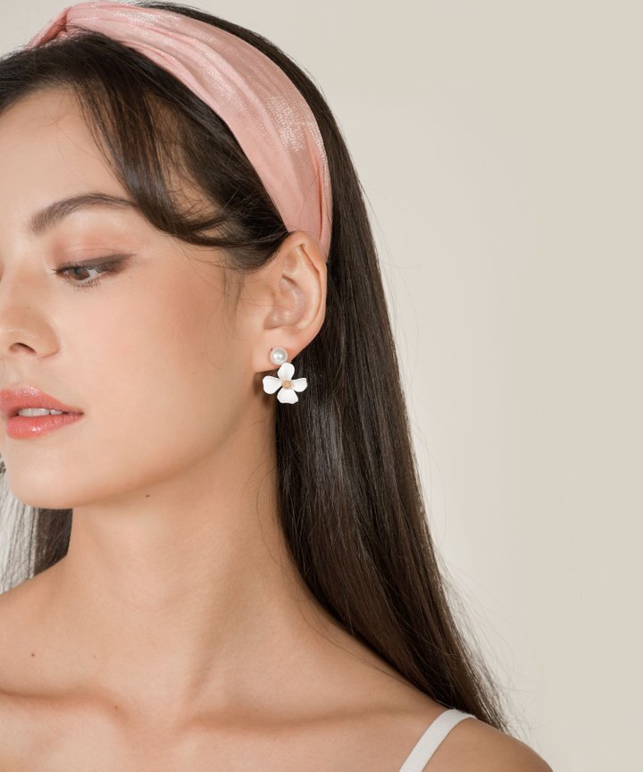 Bairro Sheen Knot Hairband - Blush Pink