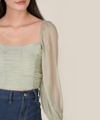 bella-ruched-cropped-top-sage-2