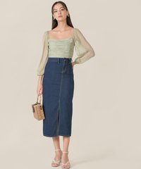 bella-ruched-cropped-top-sage-3