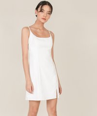 montaigne-a-line-slit-dress-white-2