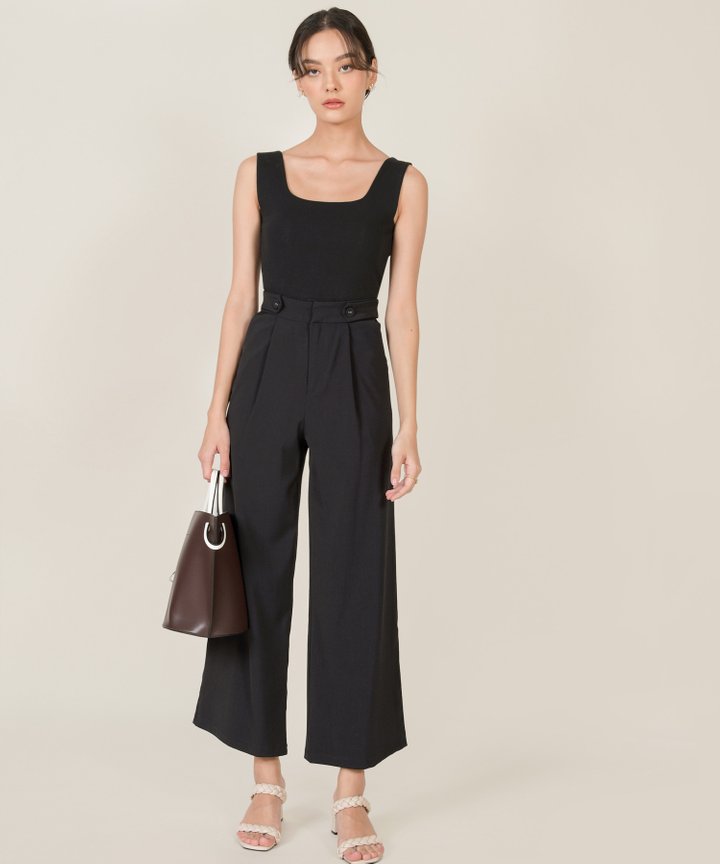 Briar Square Neck Tank - Black