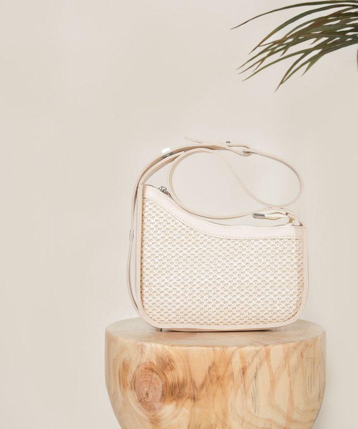 Marjon Woven Bag - Ivory