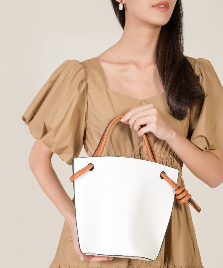 Sereda Bucket Handbag - White