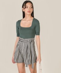 abrielle-trapeze-knit-top-hunter-green-1