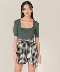 abrielle-trapeze-knit-top-hunter-green-2