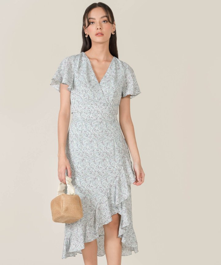 Rochelle Floral Co-ord - Pale Blue