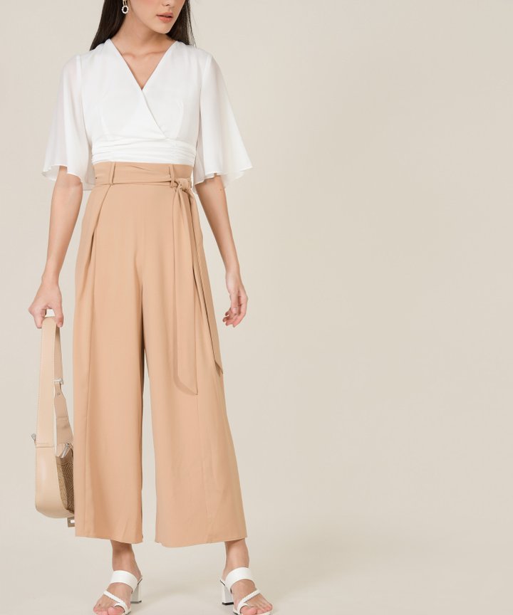 Nandita Palazzo Pants - Sand