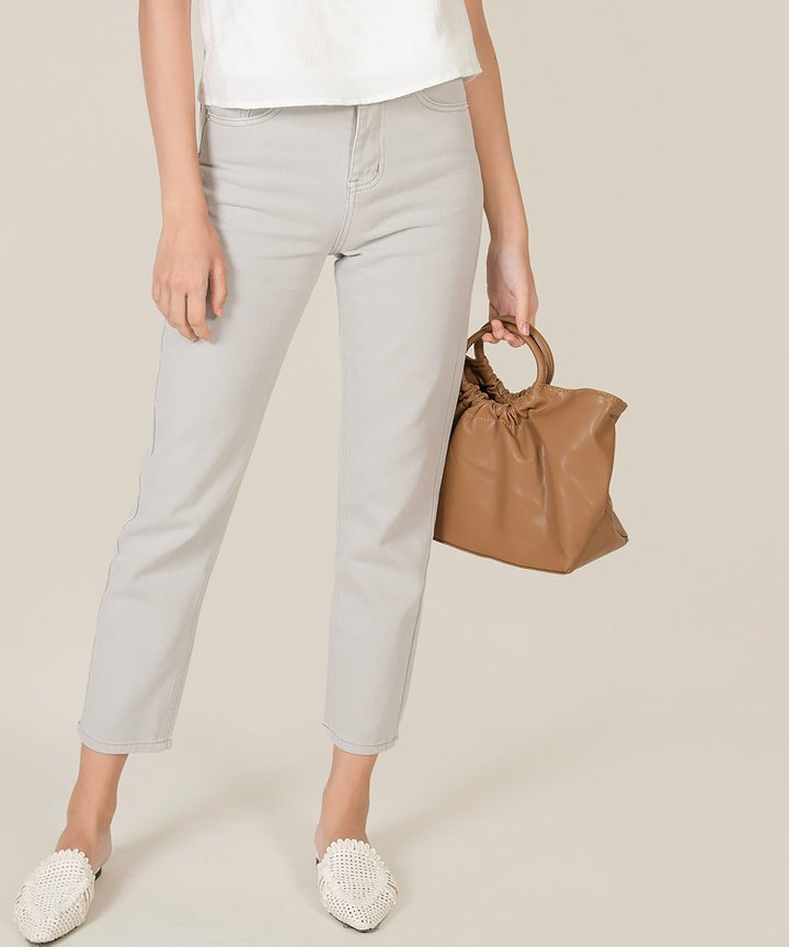 Malta Ruched Handbag - Mocha