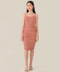 giselle-ruched-bodycon-midi-dress-dust-rose-1