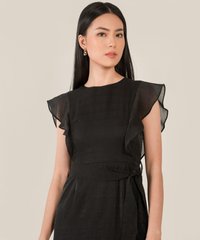 hart-flutter-sleeve-midi-dress-black-3