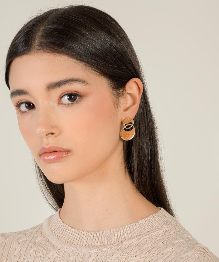 Issey Earrings - Ochre