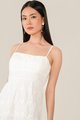 hvv atelier violis floral embroidered maxi dress in white close up view