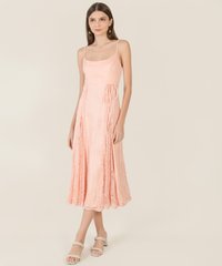 Wes Lace Women's Maxi Dress in Pink Online Clothing