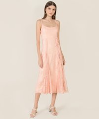 Wes Lace Women's Maxi Dress in Pink Online Blogshop