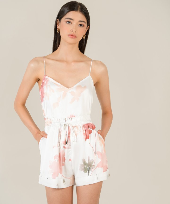 Theia Cowl Neck Camisole - Dust Pink