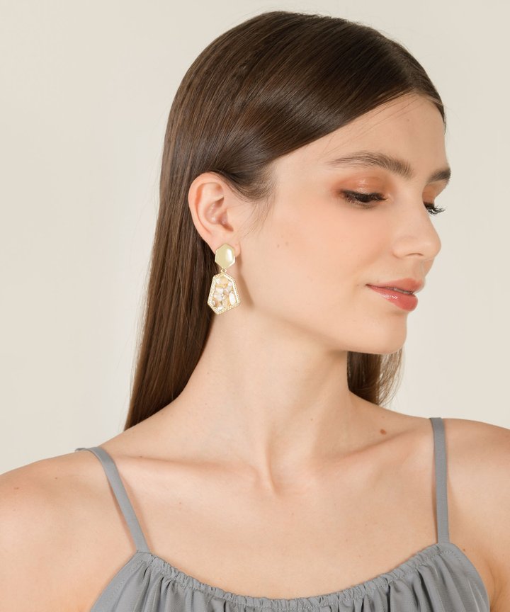 Seema Pebble Earrings