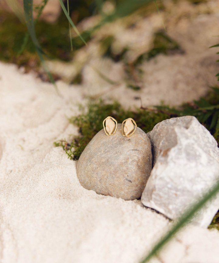 Tria Abstract Enamel Earrings