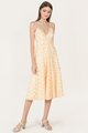 HVV Atelier Osuna Broderie women's Midaxi Dress in yellow online clothing