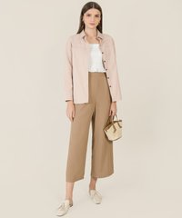 Domino Oversized Outerwear in Pink Fashion Online Store