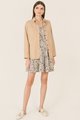 Domino Oversized Outerwear in Tan Fashion Online Store