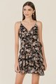 Parisse Paisley Overlay Dress in Black Singapore Blogshop Online