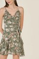 Parisse Paisley Overlay Dress in Green Singapore Blogshop Online