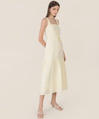 Athens Drawstring Maxi Dress in Yellow Singapore Blogshop Online