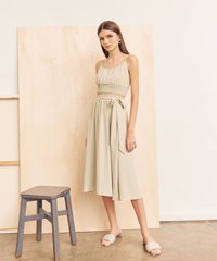 Bellise Midi Skirt in Green Singapore Blogshop Online
