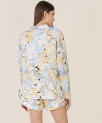 Massimo Floral Abstract Shorts Back View