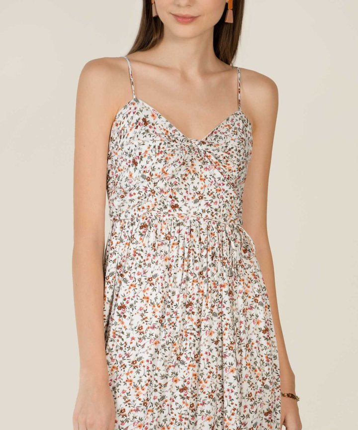 Ruth Floral Dress - Blush Pink