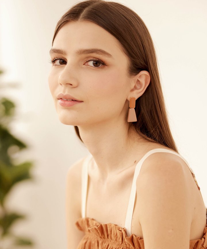 Joliet Leather Tassel Earrings