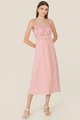 Inga Gingham Midaxi Dress in Rose Fashion Online Store