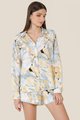 Massimo Floral Abstract Shirt in Yellow Women's Tops Online