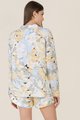 Massimo Floral Abstract Shirt in Back View