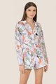 Massimo Floral Abstract Shirt in Purple Women's Clothing Online