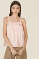 Vanille Gathered Tent Top in Rosewater Women's Tops Online