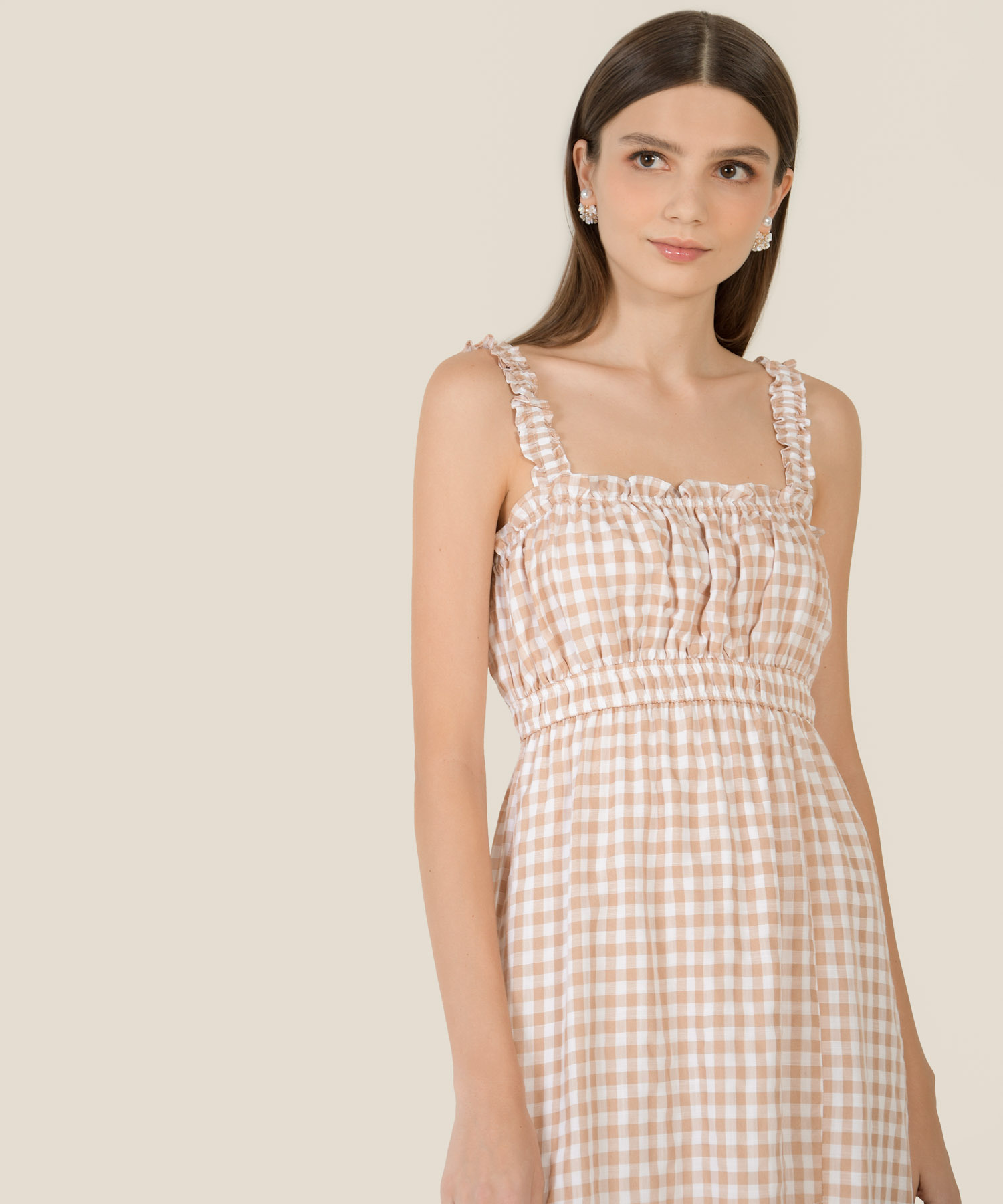 Gingham a clearance line dress