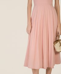 Captive Embroidered Midi Dress in Pink Online Women's Fashion