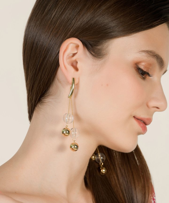 Grant Orb Drop Earrings