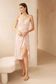 Belina Floral Ruffle Midi Dress in White Fashion Online Store