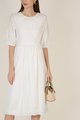 River Broderie Midi Dress in White Blogshop Singapore Online