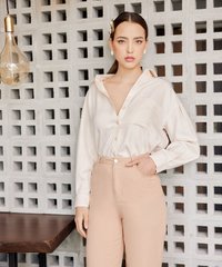 Marmon Pastel Plaid Shirt in Apricot Women's Tops Online