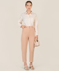 Marmon Pastel Plaid Shirt in Apricot Female Fashion Online