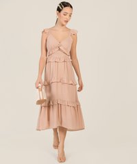 Solange Ruffle Maxi in Pink Fashion Online Store