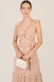 Solange Ruffle Maxi in Pink Women's Apparel Online