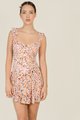 Tulum Floral Bustier Dress in Pink Online Women's Fashion