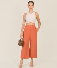 Beirut Trousers in Papaya Colour Online Women's Fashion