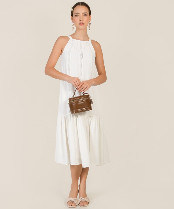 Bridge Eyelet Trim Maxi - White