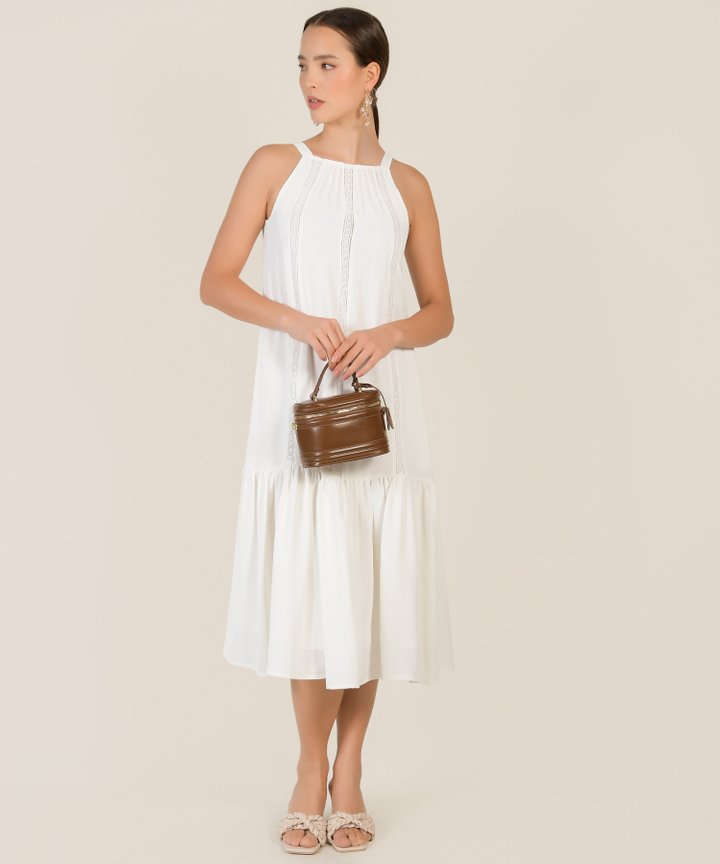 Bridge Eyelet Trim Maxi - White